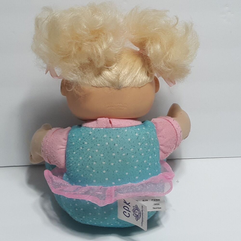 Cabbage Patch Kids Doll 2011 Sittin Pretty Lil Dreamer Blonde Blue Eyes Soft - Picture 5 of 11